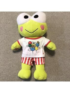 Build A Bear Sanrio Keroppi Frog 17"-Matching Short Set 2023. Scent And Sound